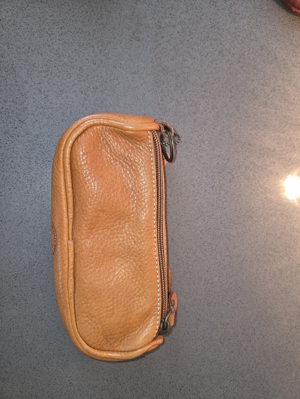 Roots Padded Leather Eyeglass Case